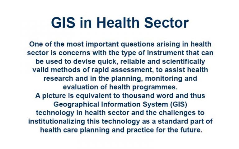 GIS-in-Health-Sector