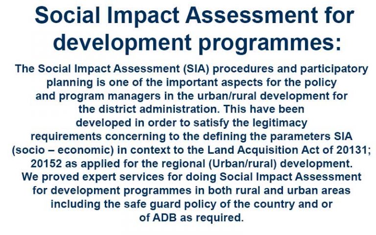 Social-Impact-Assessment-for-development-programmes